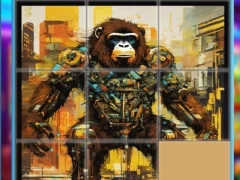 لعبة Gorilla Sliding Puzzles على الانترنت