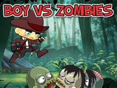 لعبة Boy vs Zombies على الانترنت