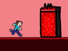 لعبة Steveman Lava World على الانترنت