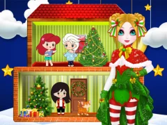 لعبة Christmas Puppet Princess House على الانترنت