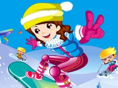 لعبة Snowboarder Girl على الانترنت