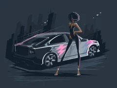 لعبة Old and New Cars Coloring على الانترنت