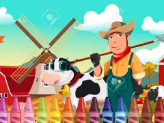 لعبة Farm Coloring على الانترنت