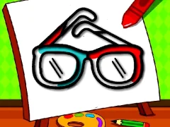 لعبة Easy Kids Coloring Glasses على الانترنت