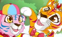 لعبة Mommy and Baby Tiger على الانترنت