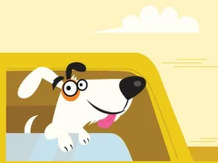 لعبة Adorable Puppies in Cars Match 3 على الانترنت