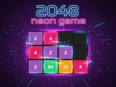 لعبة 2048 neon game على الانترنت