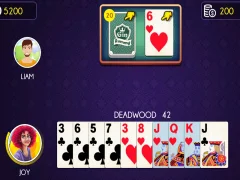 لعبة Gin Rummy على الانترنت