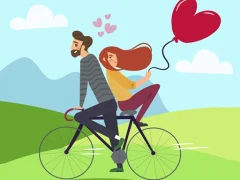 لعبة Couple in Love Jigsaw على الانترنت