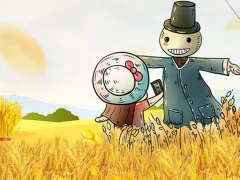 لعبة Cartoon Autumn Puzzle على الانترنت