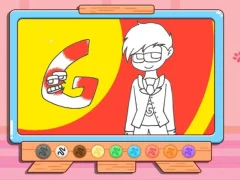 لعبة Coloring Book: Alphabet Lore G على الانترنت