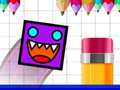 لعبة Geometry Jump Sketchy على الانترنت