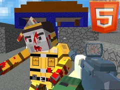 لعبة Combat Cubic Arena HTML5 على الانترنت