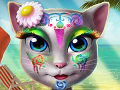 لعبة Kitty Beach Makeup على الانترنت