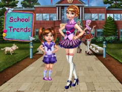 لعبة School Trends على الانترنت