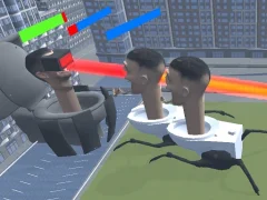 لعبة Merge Toilet Skib Fight على الانترنت