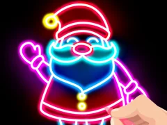 لعبة Draw Glow Christmas على الانترنت