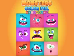 لعبة Monsters Color Fill على الانترنت
