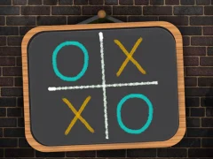 لعبة Tic Tac Toe blackboard على الانترنت