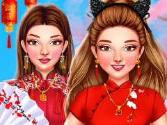 لعبة Celebrity Chinese New Year Look على الانترنت