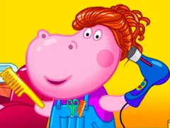 لعبة Hippo Hair Salon على الانترنت