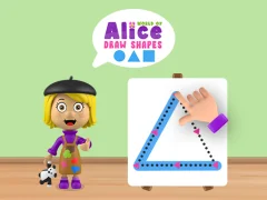 لعبة World of Alice Draw Shapes على الانترنت