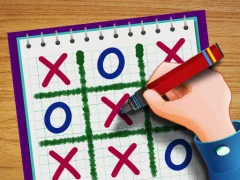 لعبة Tic Tac Toe Paper Note II على الانترنت