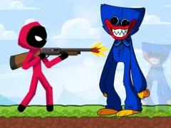 لعبة Stickman vs Poppy Army على الانترنت