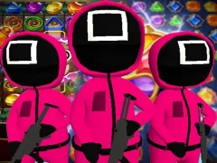 لعبة Squid Game Gold match-3 على الانترنت
