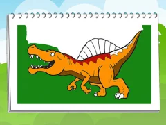 لعبة Coloring Book Dinosaurs على الانترنت