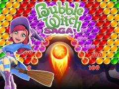 لعبة Bubble Witch Saga على الانترنت