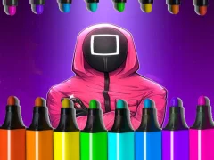 لعبة Squid Game Coloring على الانترنت