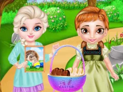 لعبة Frozen Baby Happy Easter على الانترنت