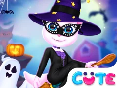 لعبة Cat Girl Halloween Preparation على الانترنت