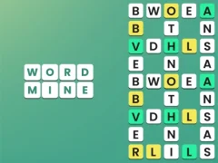 لعبة Word Mine على الانترنت