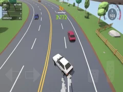 لعبة Polygon Drift: Endless Traffic Racing على الانترنت