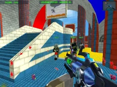 لعبة Blocky Gun Paintball 3 على الانترنت