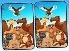 لعبة Spot 5 Differences Deserts على الانترنت