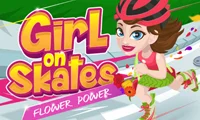 لعبة Girl on Skates: Flower Power على الانترنت
