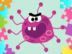 لعبة Virus Jigsaw على الانترنت