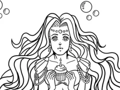 لعبة Kawaii Mermaids Coloring Book على الانترنت