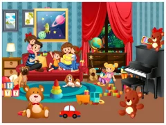 لعبة Hidden Toys على الانترنت