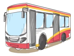 لعبة Cartoon Bus Slide على الانترنت
