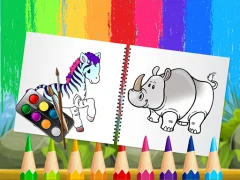 لعبة Funny Animals Coloring Book على الانترنت