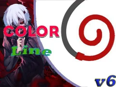 لعبة coloring lines v6 على الانترنت