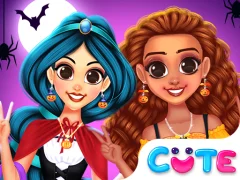 لعبة Princess Happy Halloween Party على الانترنت