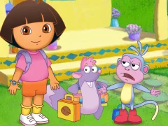 لعبة Dora The explorer Dora's First Day at School على الانترنت
