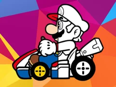 لعبة Mario Driving Coloring Book على الانترنت