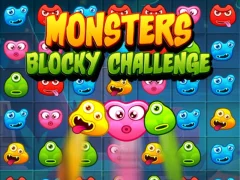 لعبة Monsters blocky challenge على الانترنت
