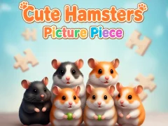 لعبة Cute Hamsters Picture piece على الانترنت